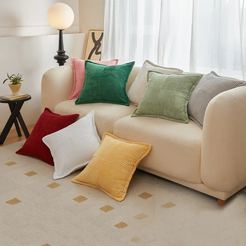 Solid Christmas colours Boho Striped Pillow Covers Decorative Cushion pillow cushion cushion cover modern minimalist sofa