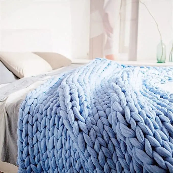 Thick wool hand woven blankets, wool wool blankets, wool knitted blankets, blankets, newborn photography props,spring and autumn