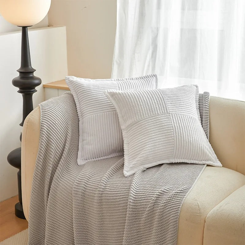 Solid Christmas colours Boho Striped Pillow Covers Decorative Cushion pillow cushion cushion cover modern minimalist sofa