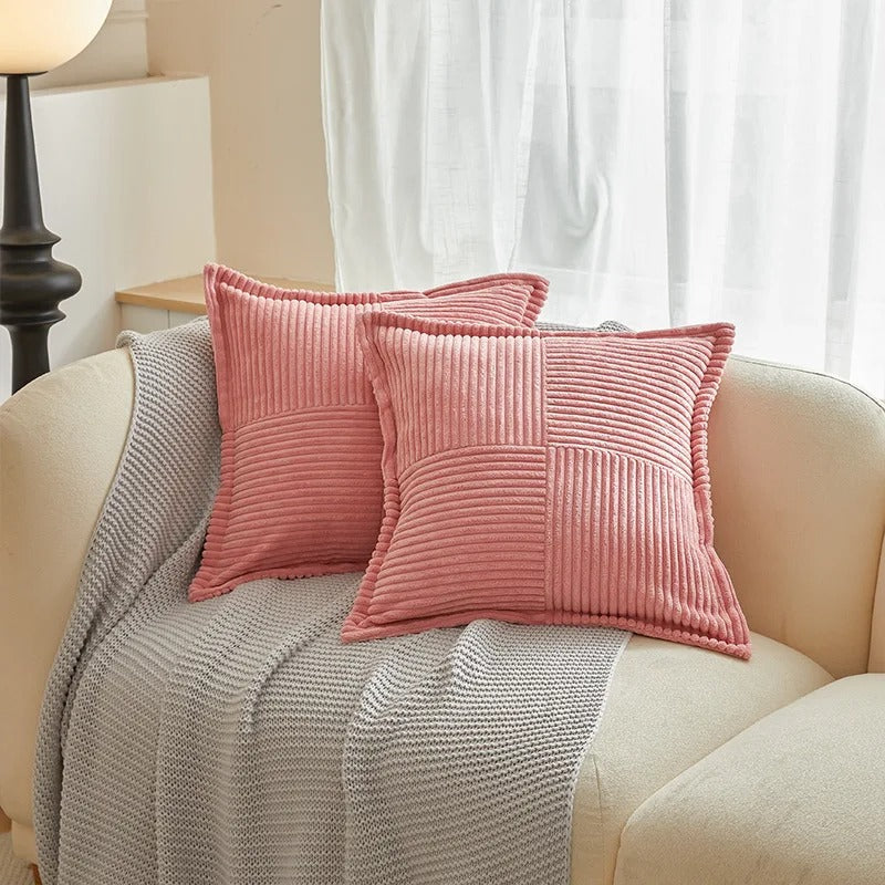 Solid Christmas colours Boho Striped Pillow Covers Decorative Cushion pillow cushion cushion cover modern minimalist sofa