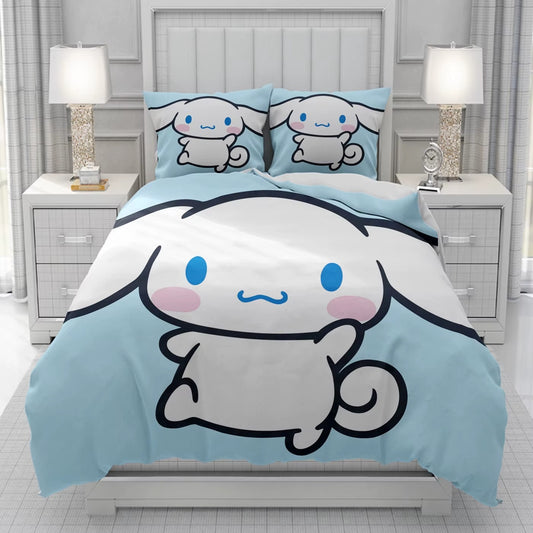 Cinnamorol lDuvet Cover men women/Children KID Printing Sanrio cartoon Bedding Set  Comforter Bed Soft dropshipping