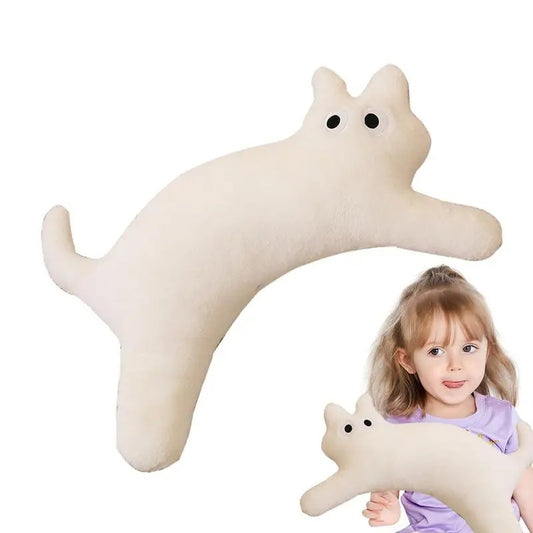 Long Cat Pillow Kawaii Body Pillow Stuffed Animal Decorative Cute Kawaii For Living Room Car Couch Bedroom KidsRoom Favor