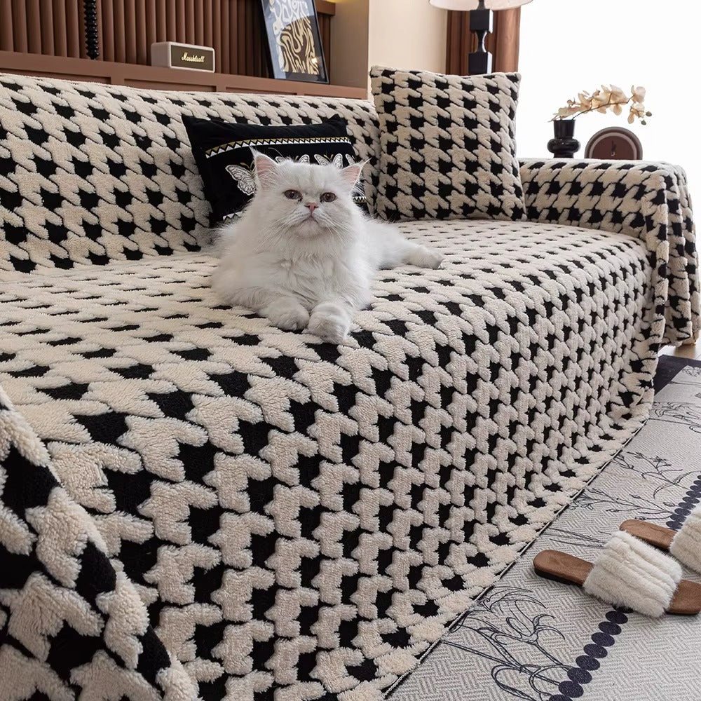 New sofa towel with four season universal anti cat scratch and high-end feel, a whole sofa cover cloth cover, fully wrapped blan