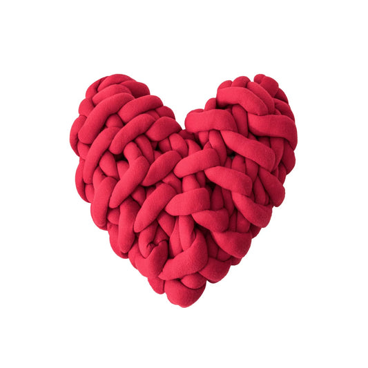 Throw Pillow New Nordic Style Love Knot Cushion Net Red Thick Wool Woven Throw Pillow with core