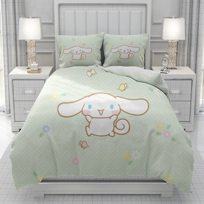 Cinnamorol lDuvet Cover men women/Children KID Printing Sanrio cartoon Bedding Set  Comforter Bed Soft dropshipping