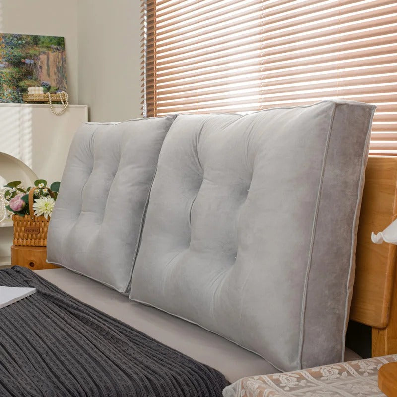 Reading Pillow Bed Wedge Large Adult Children Backrest with Arms Back Support for Sitting Up in Bed Couch for Lounging Bedrest