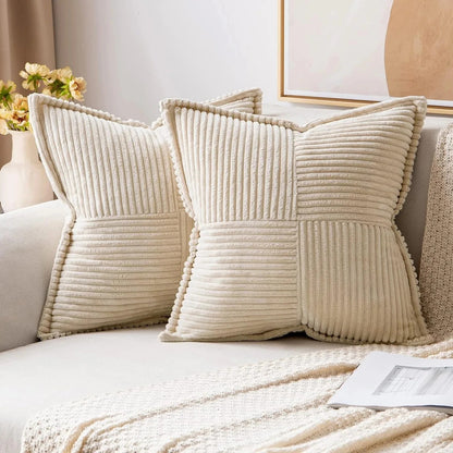 Solid Christmas colours Boho Striped Pillow Covers Decorative Cushion pillow cushion cushion cover  modern minimalist sofa