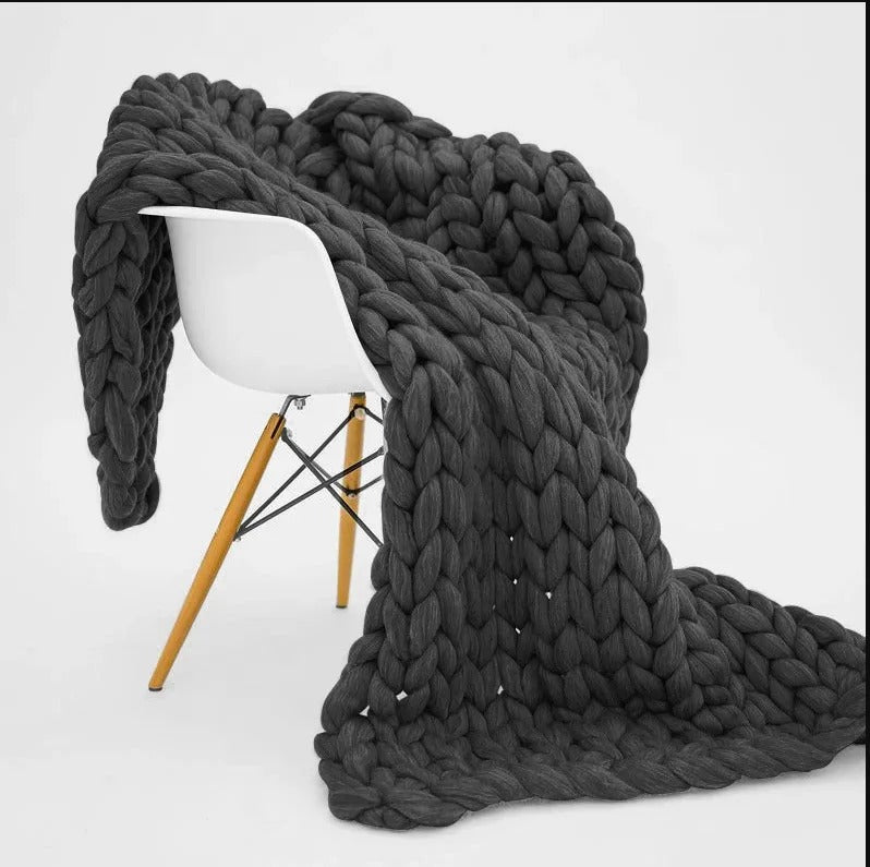 Thick wool hand woven blankets, wool wool blankets, wool knitted blankets, blankets, newborn photography props,spring and autumn