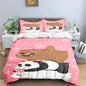 Cartoon Bear Pattern Bedding Sets Bed Supplies Set Duvet Cover Comforter Set Bedding Set Luxury Birthday Gift Exquisite Cute