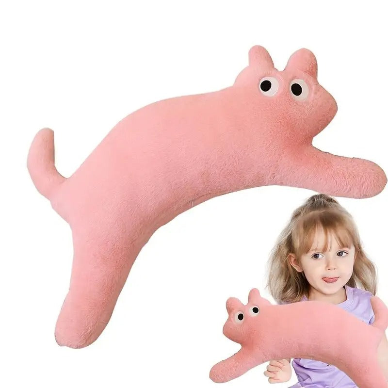 Long Cat Pillow Kawaii Body Pillow Stuffed Animal Decorative Cute Kawaii For Living Room Car Couch Bedroom KidsRoom Favor
