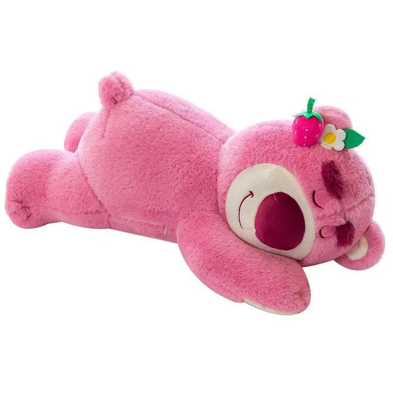 Cartoon Disney Strawberry Bear Plush Doll Toy Cute Party Models Lotso Sleep Plush Pillow Doll Children Doll Birthday Gift