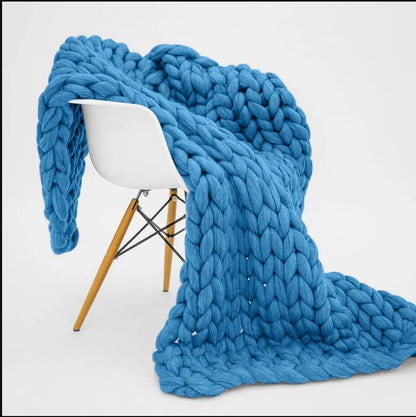 Thick wool hand woven blankets, wool wool blankets, wool knitted blankets, blankets, newborn photography props,spring and autumn