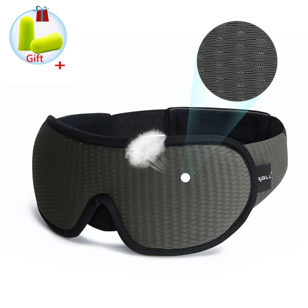 3D Sleeping Mask Block Out Light Sleep Mask For Eyes Soft Sleeping Aid Eye Mask for Travel Eyeshade Night Breathable Slaapmasker