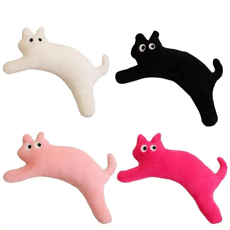 Long Cat Pillow Kawaii Body Pillow Stuffed Animal Decorative Cute Kawaii For Living Room Car Couch Bedroom KidsRoom Favor