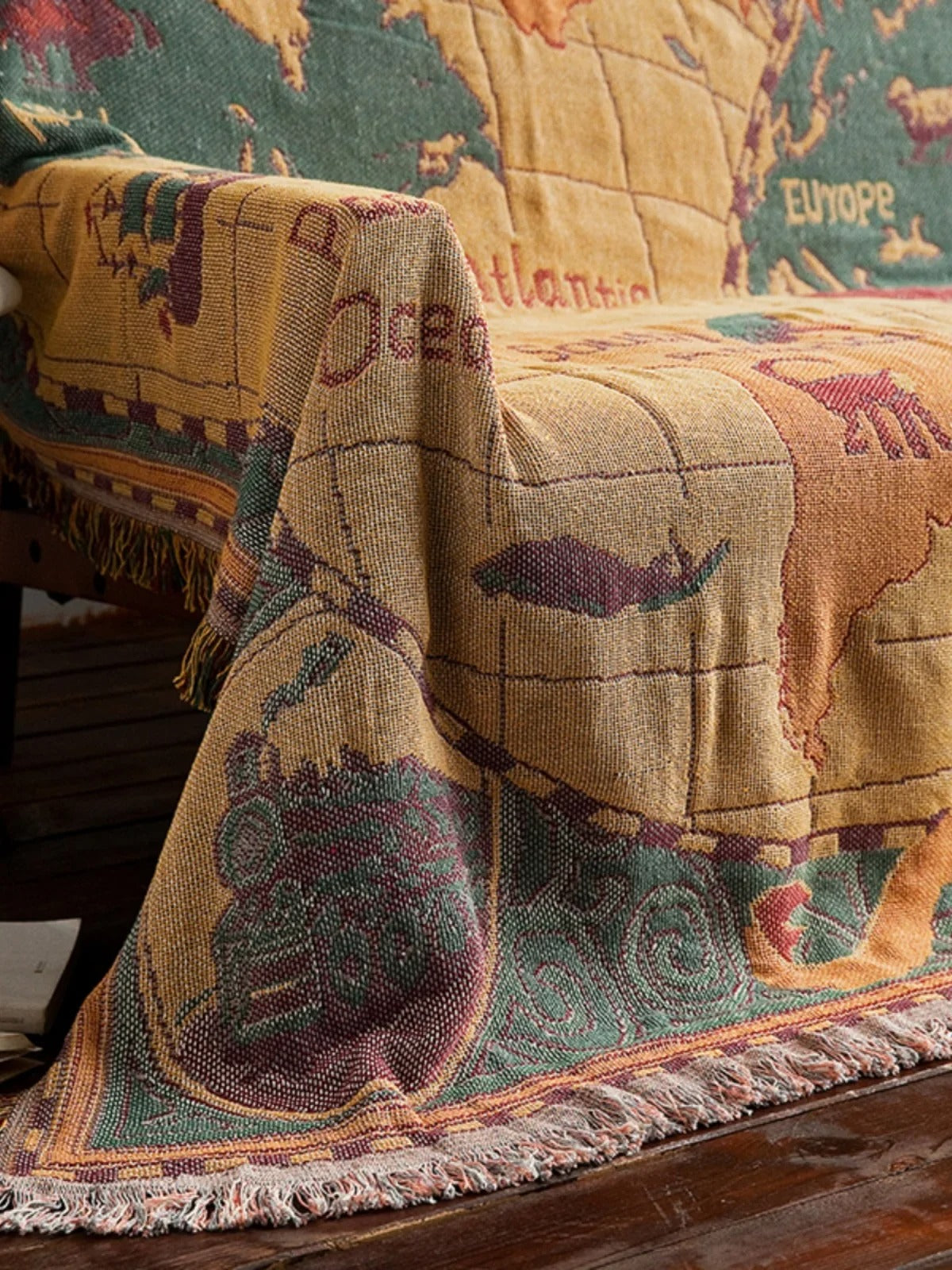 sofa cushion cover cotton pure cotton light luxury Sofa cover sofas towel knitted blanket universal in all seasons