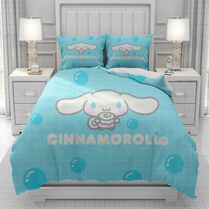 Cinnamorol lDuvet Cover men women/Children KID Printing Sanrio cartoon Bedding Set  Comforter Bed Soft dropshipping