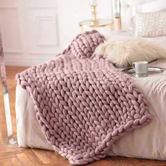 Thick wool hand woven blankets, wool wool blankets, wool knitted blankets, blankets, newborn photography props,spring and autumn