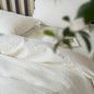 Washed Cotton Duvet Cover Set white Bedding Sets for Hotel Bedroom comforter sets Cover Pillowcase Flat Sheet Fashion Bed Linen