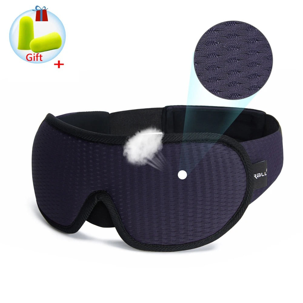 3D Sleeping Mask Block Out Light Sleep Mask For Eyes Soft Sleeping Aid Eye Mask for Travel Eyeshade Night Breathable Slaapmasker
