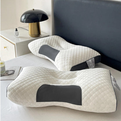 Local warehouse Knitted Massage Neck Pillow For Sleeping Soft, Adjustable Ergonomic Orthopedic Contour Support