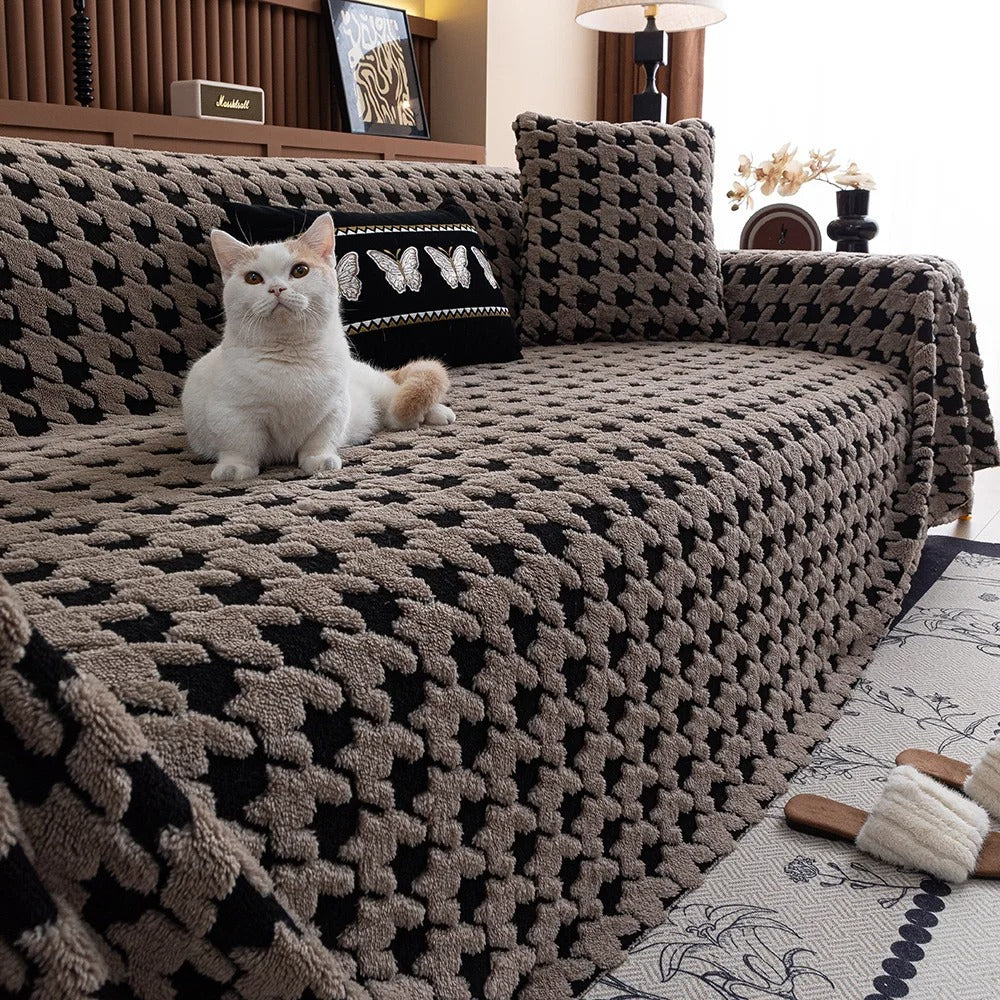 New sofa towel with four season universal anti cat scratch and high-end feel, a whole sofa cover cloth cover, fully wrapped blan