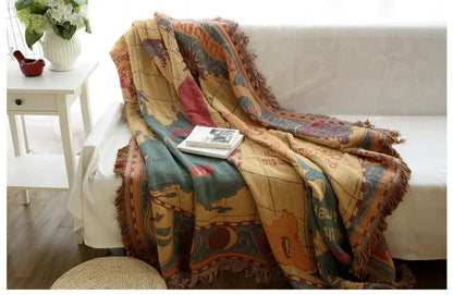 sofa cushion cover cotton pure cotton light luxury Sofa cover sofas towel knitted blanket universal in all seasons
